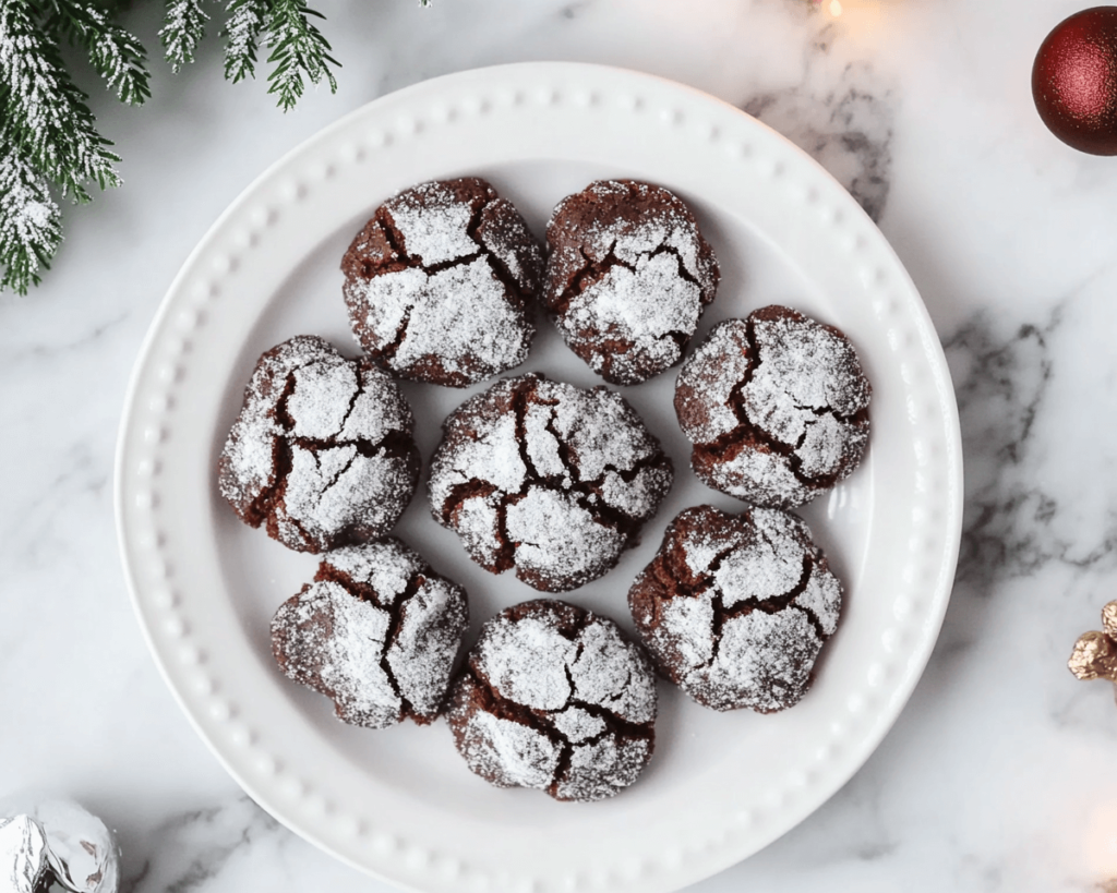 Spiced Molasses Crinkle Cookies