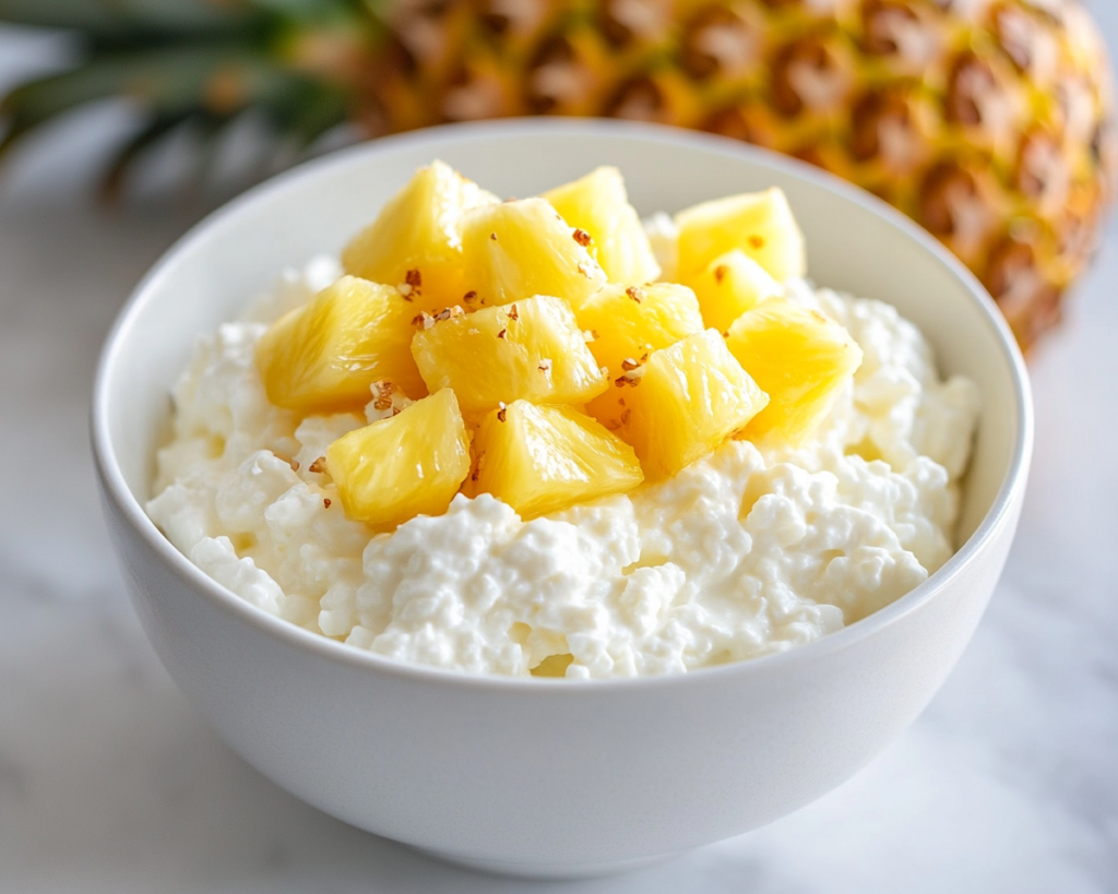 Cottage Cheese with Pineapple