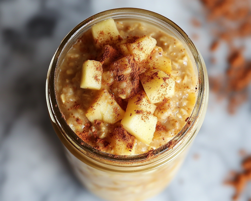 Apple Cinnamon Overnight Oats8