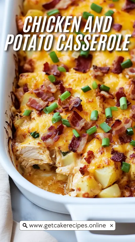 Cheesy Chicken and Potato Casserole Recipe