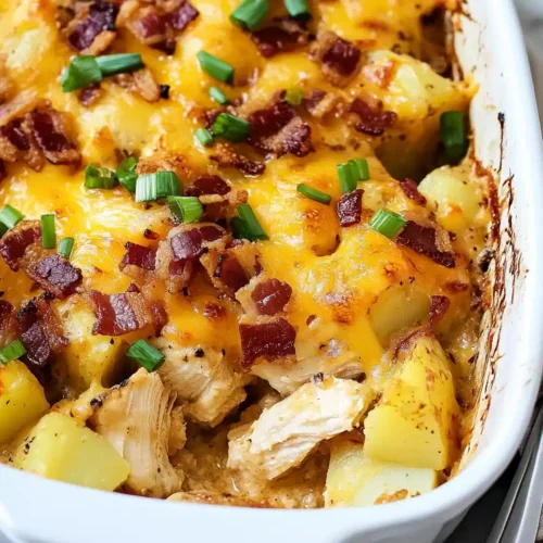 Cheesy Chicken and Potato Casserole Recipe