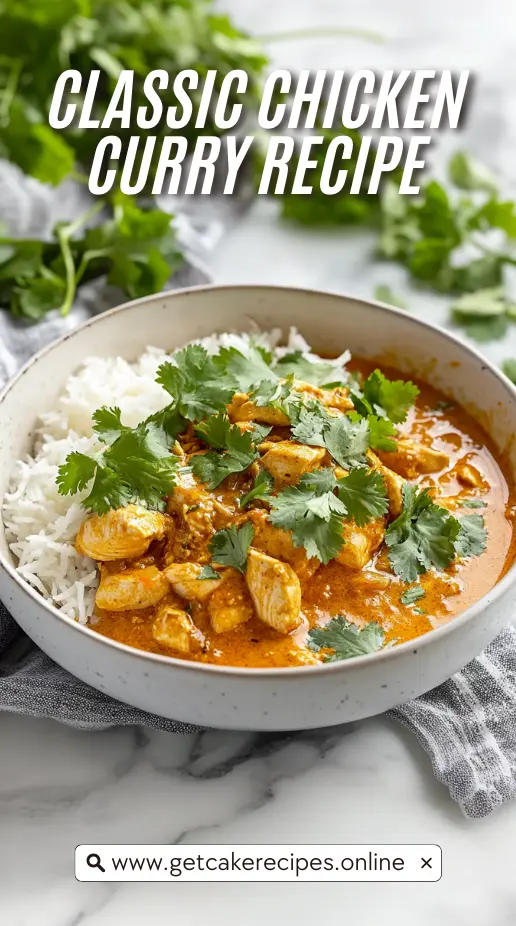 Classic Chicken Curry Recipe