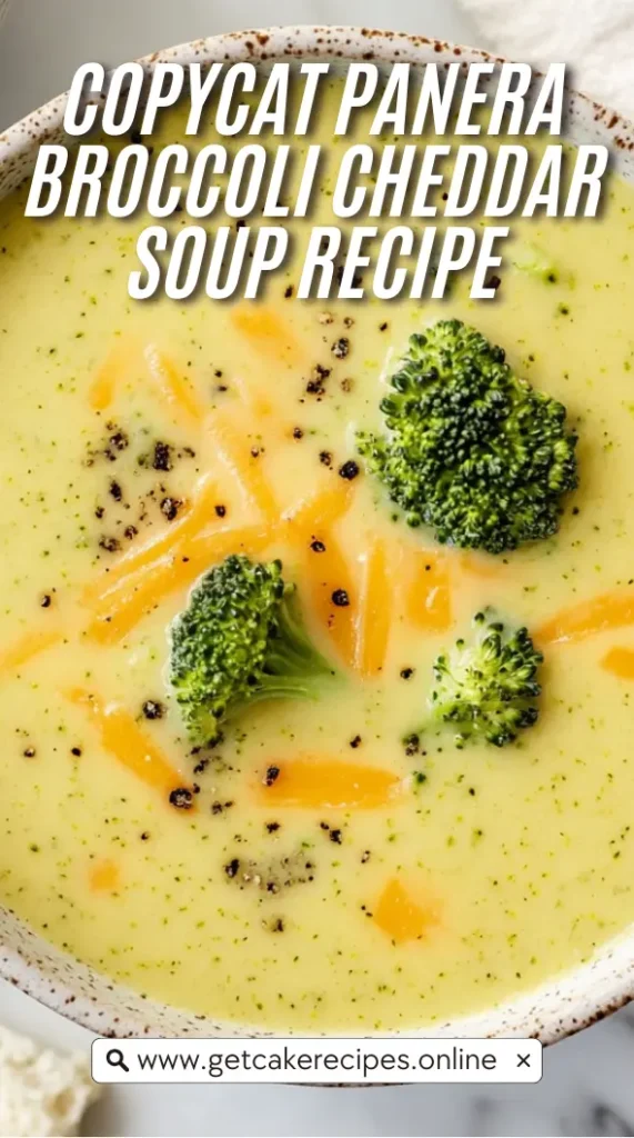 Copycat Panera Broccoli Cheddar Soup Recipe