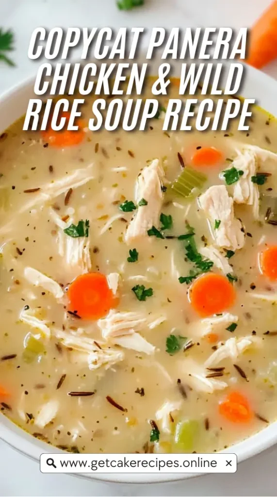 Copycat Panera Chicken & Wild Rice Soup Recipe