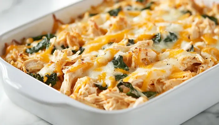 Creamy Chicken Florentine Casserole Recipe
