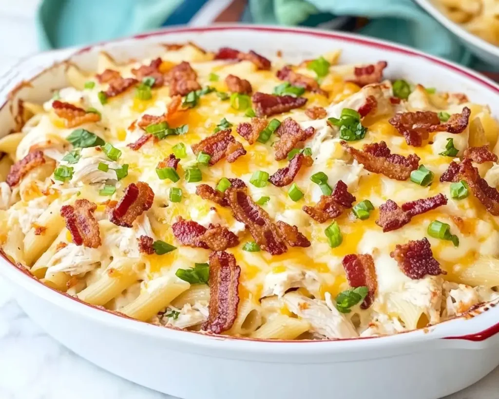 Easy Chicken Bacon Ranch Casserole Recipe