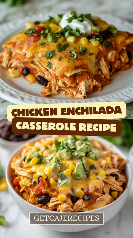 Easy Chicken Enchilada Casserole Recipe