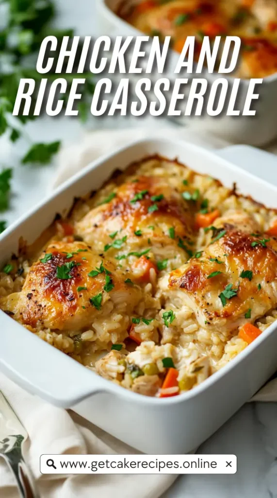 Easy Chicken and Rice Casserole Recipe