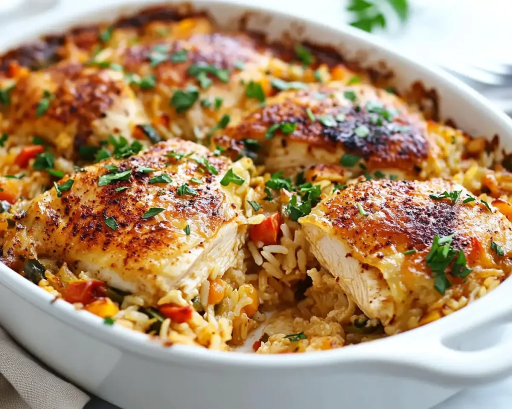 Easy Chicken and Rice Casserole Recipe