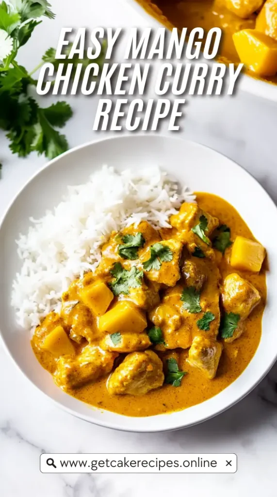 Easy Mango Chicken Curry Recipe