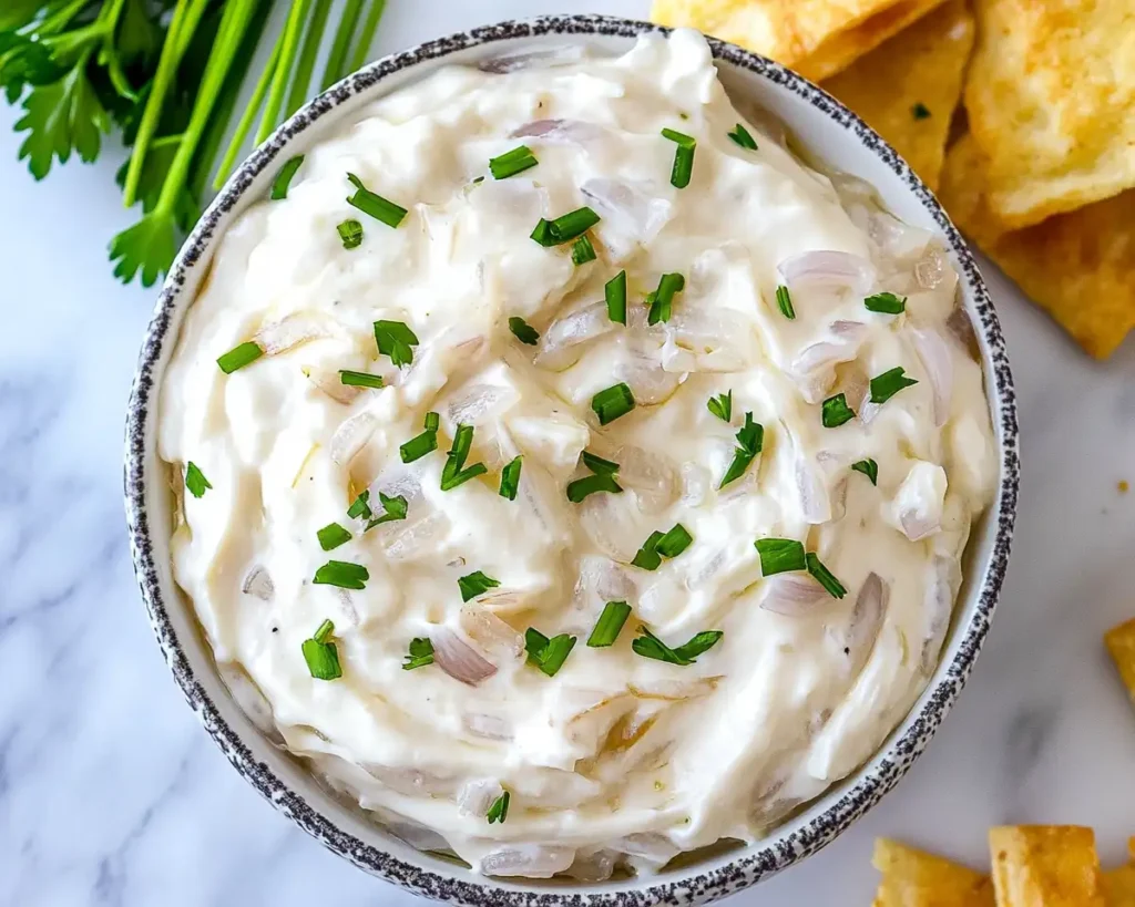 Homemade French Onion Dip Recipe