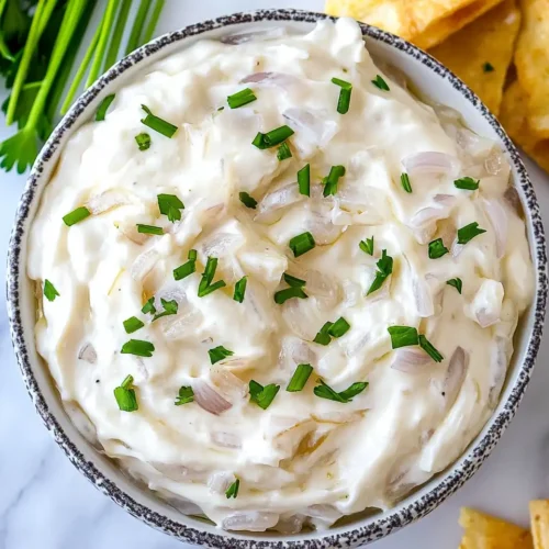 Homemade French Onion Dip Recipe