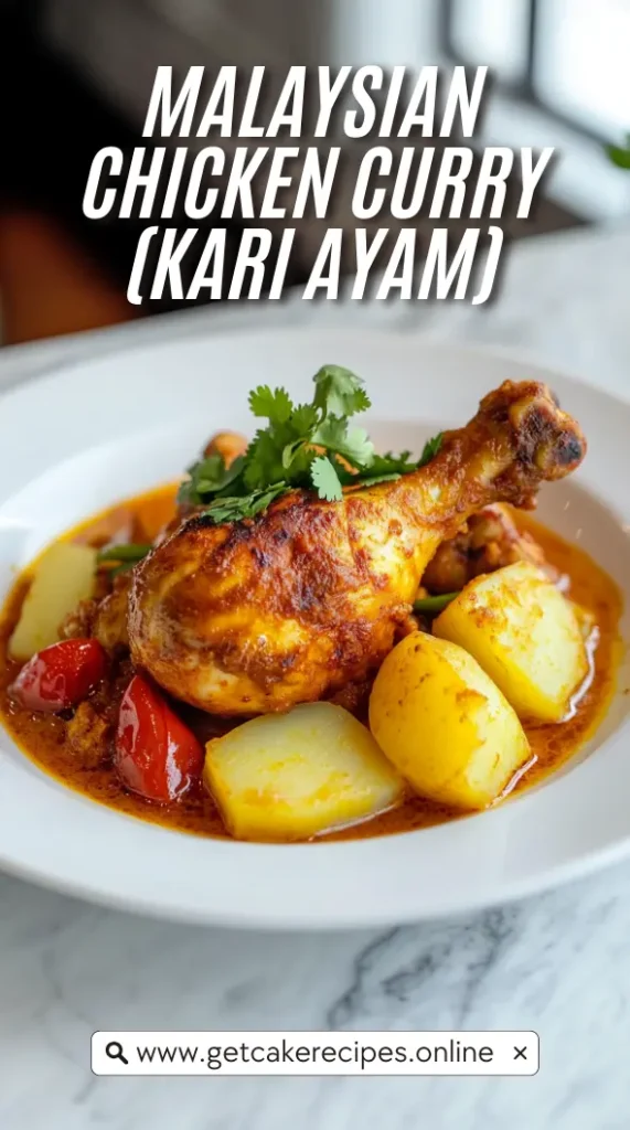 Malaysian Chicken Curry (Kari Ayam) Recipe