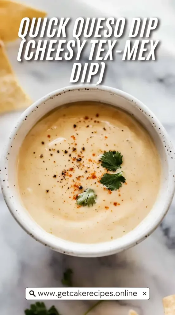 Quick Queso Dip (Cheesy Tex-Mex Dip)