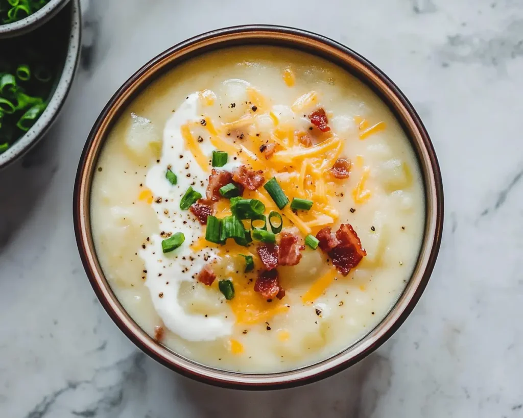 Simple and Quick Loaded Potato Soup Recipe