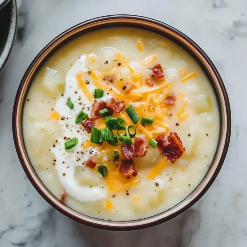 Simple and Quick Loaded Potato Soup Recipe