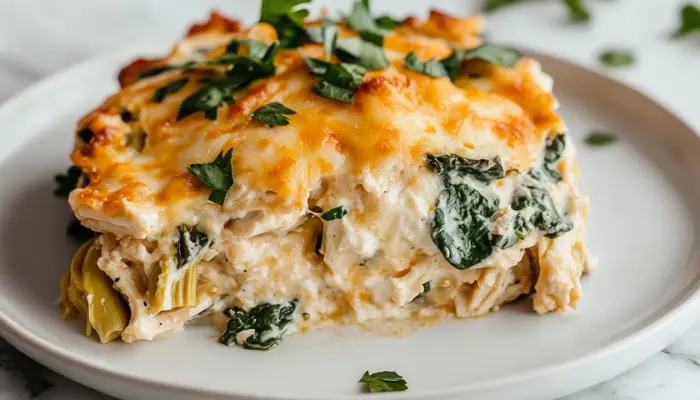 Spinach and Artichoke Chicken Casserole Recipe
