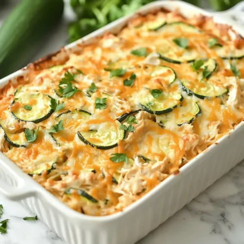 The Best Chicken Zucchini Casserole Recipe