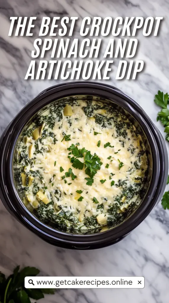 The Best Crockpot Spinach and Artichoke Dip