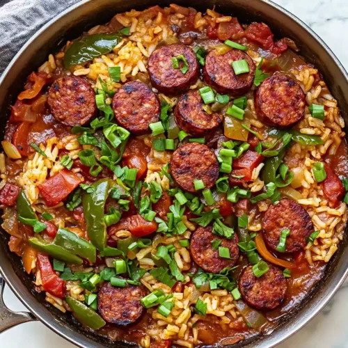 Cajun Sausage and Rice Skillet Recipe