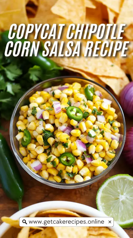 Copycat Chipotle Corn Salsa Recipe