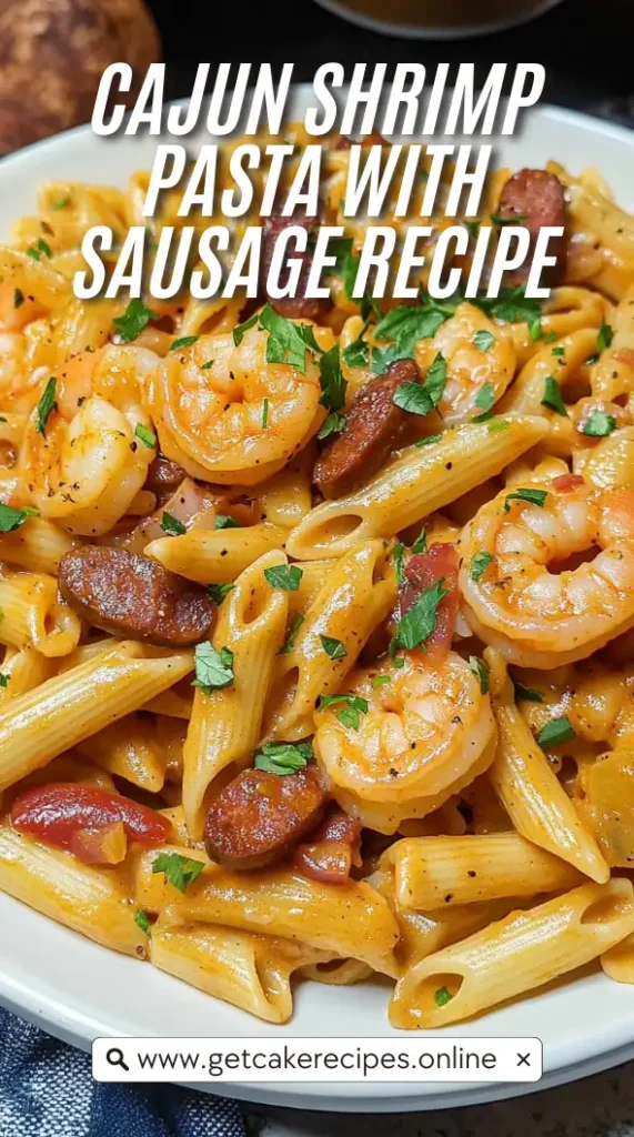 Creamy Cajun Shrimp Pasta with Sausage