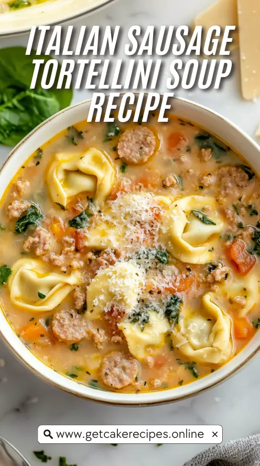 Easy Italian Sausage Tortellini Soup