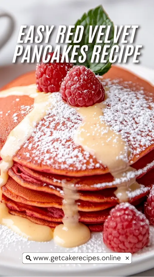 Easy Red Velvet Pancakes Recipe