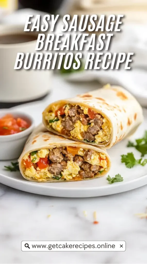 Easy Sausage Breakfast Burritos Recipe