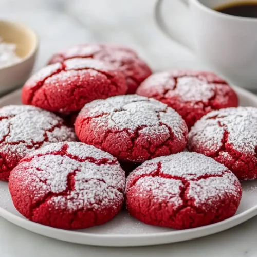 Red Velvet Gooey Butter Cookies