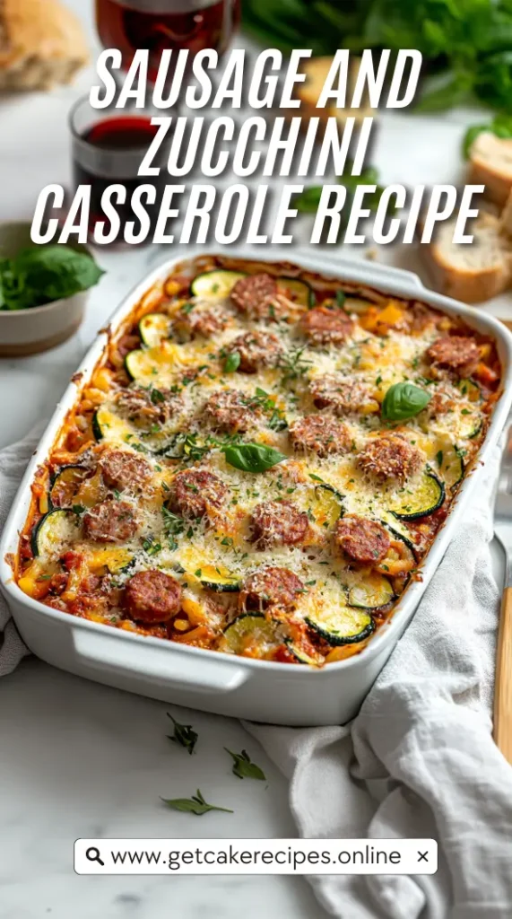 Sausage And Zucchini Casserole Recipe