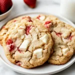 Strawberry White Chocolate Chip Cookies