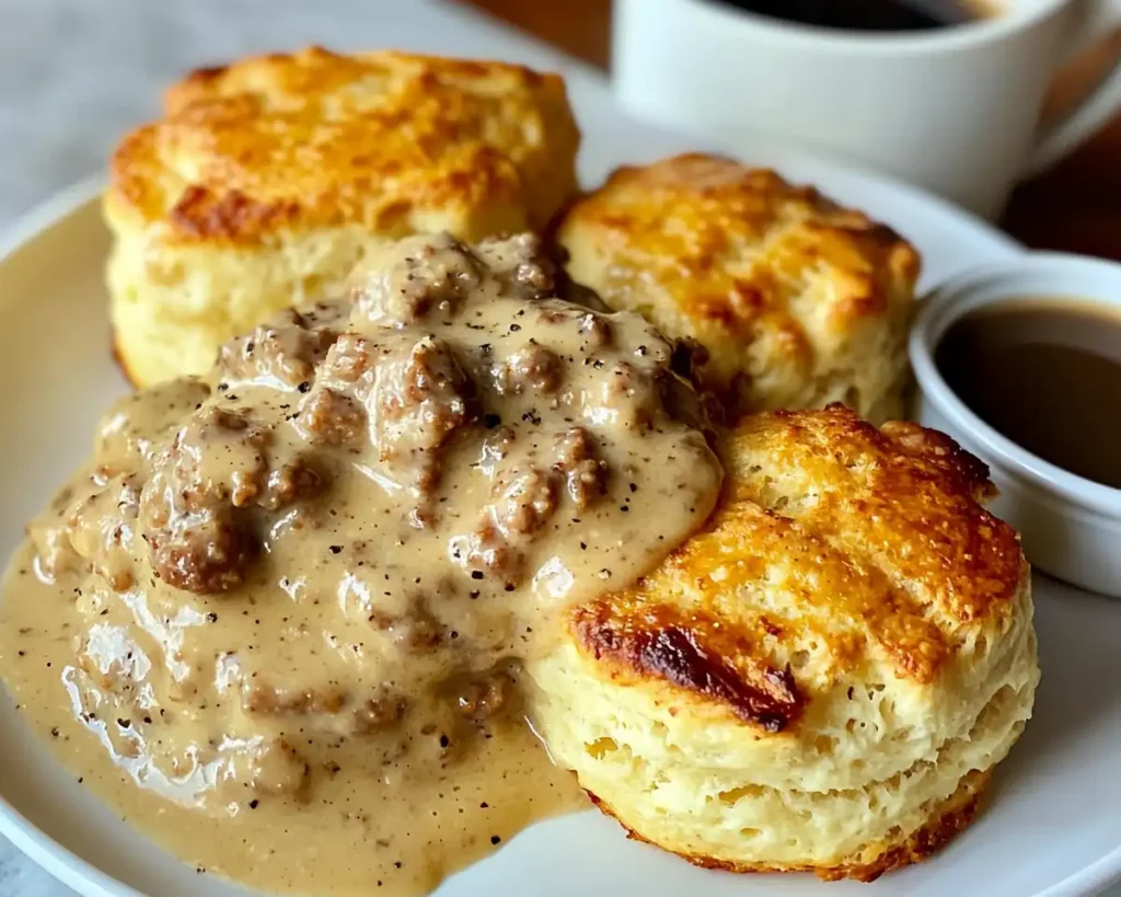 The Best Sausage Gravy and Biscuits Recipe