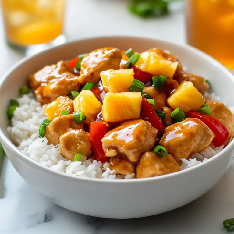 Easy Pineapple Chicken and Rice Recipe