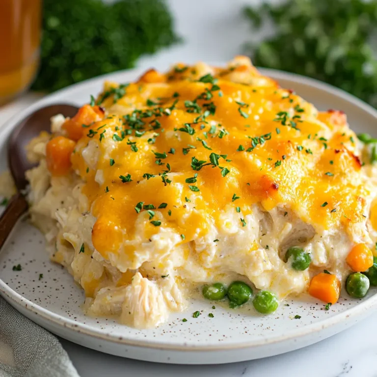 Easy Chicken Cobbler Casserole Recipe