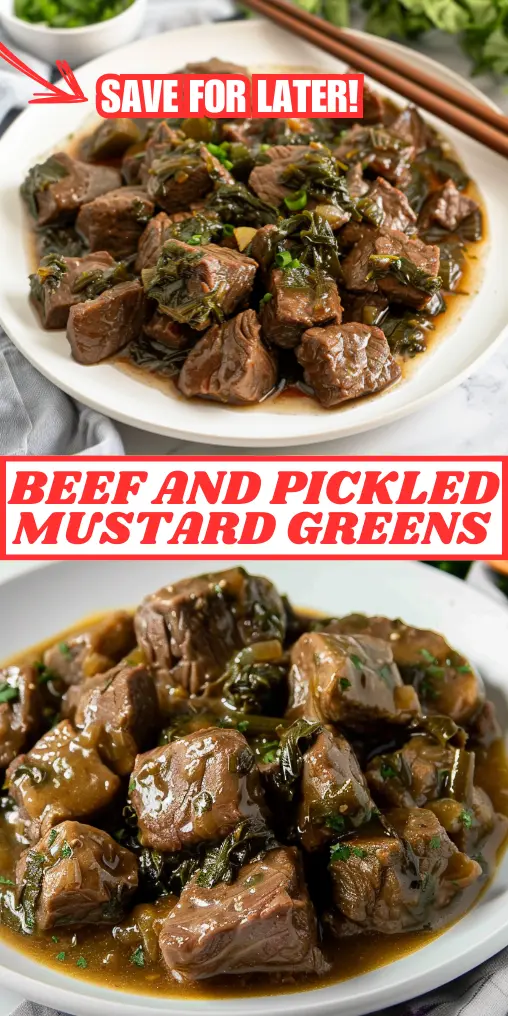 Beef and Pickled Mustard Greens Recipe