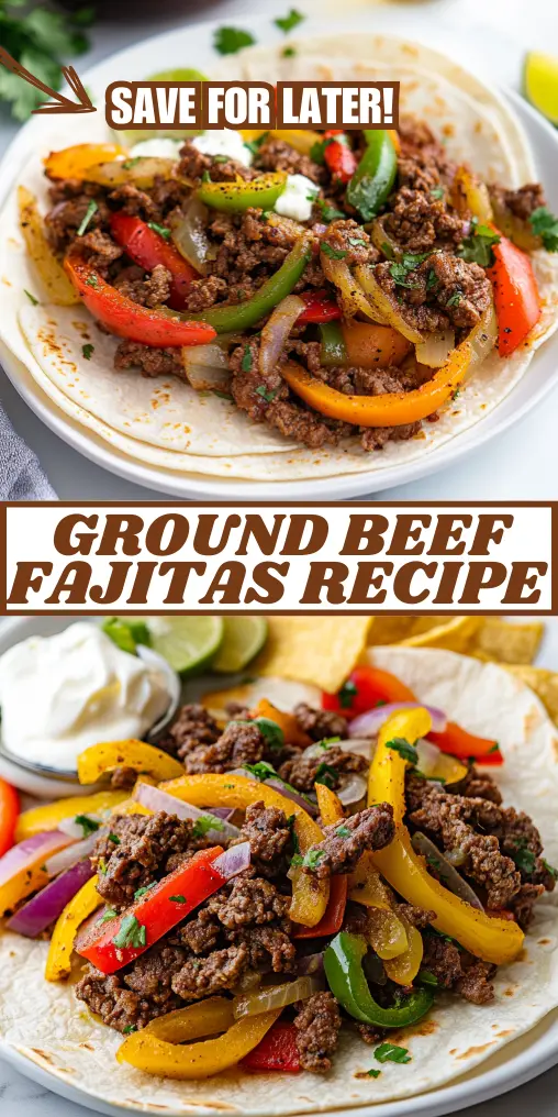 Easy Ground Beef Fajitas Recipe
