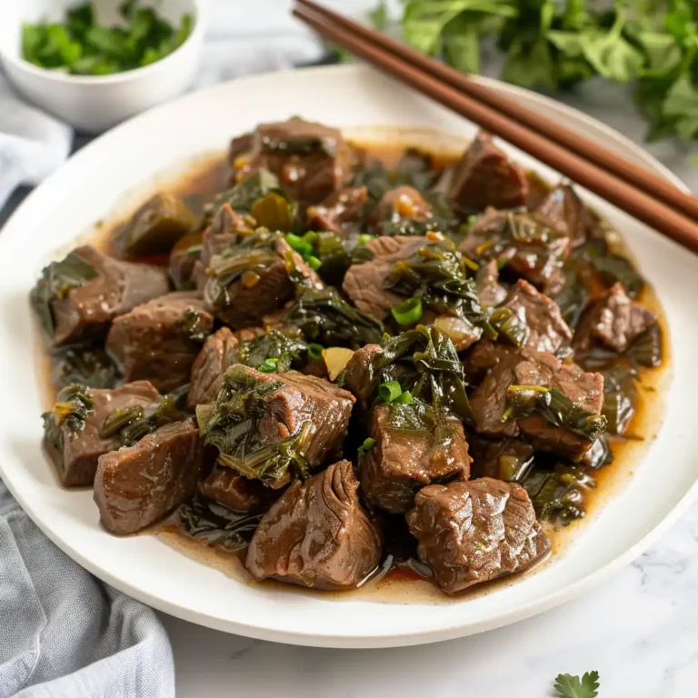 Beef and Pickled Mustard Greens Recipe