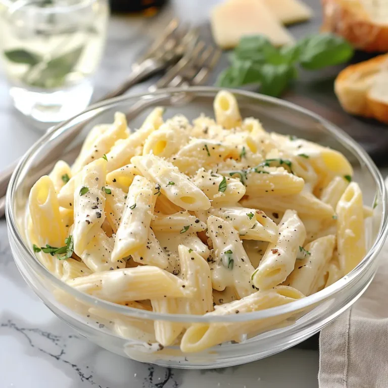 Easy White Sauce Pasta Recipe