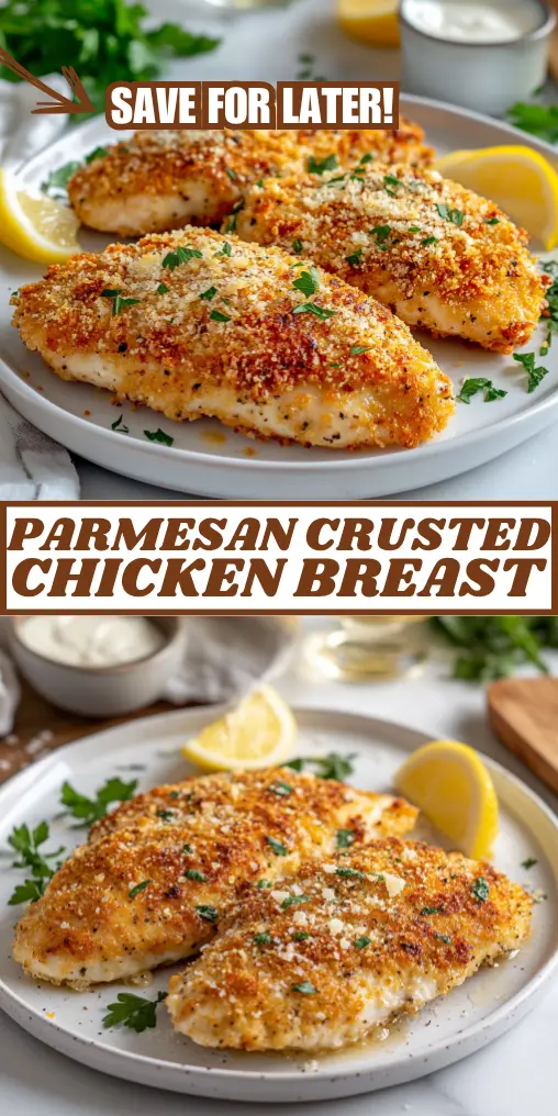 Baked Parmesan Crusted Chicken Breast Recipe