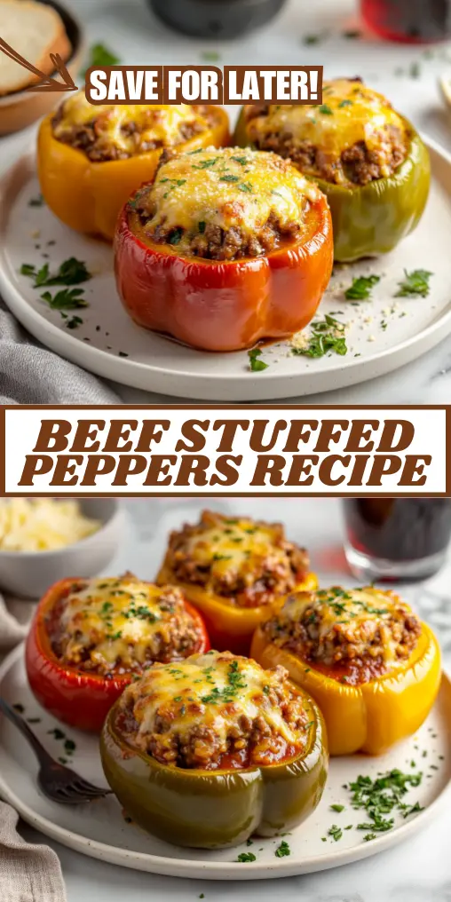 Classic Beef Stuffed Peppers Recipe