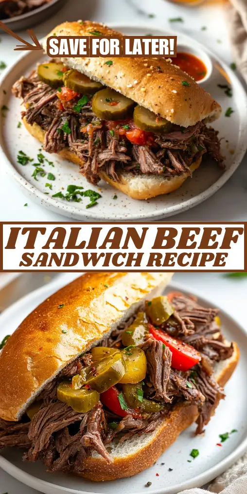 Easy Italian Beef Sandwich Recipe