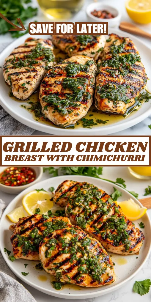 Grilled Chicken Breast with Chimichurri Recipe