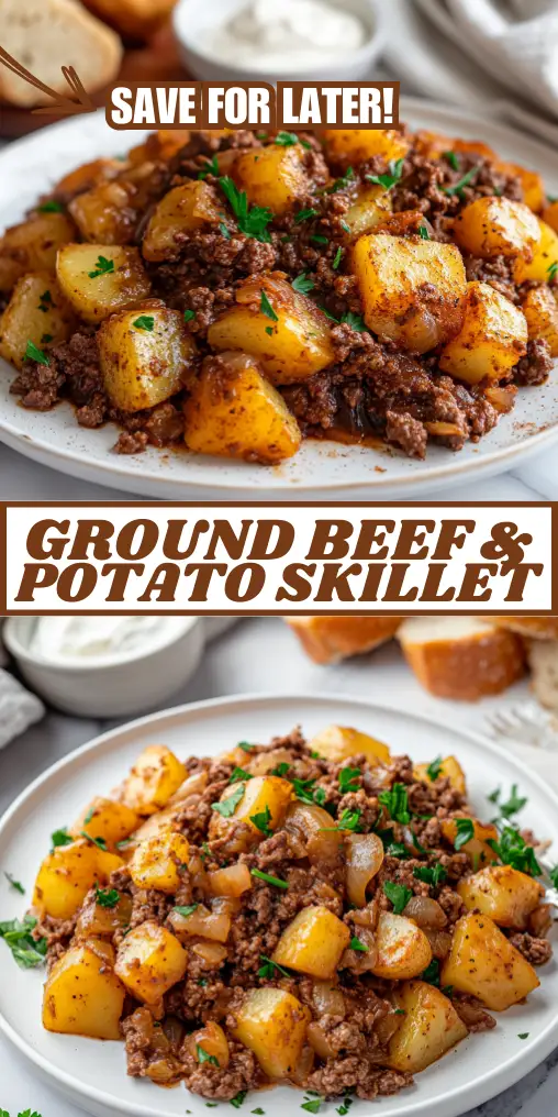 Ground Beef and Potato Skillet Recipe