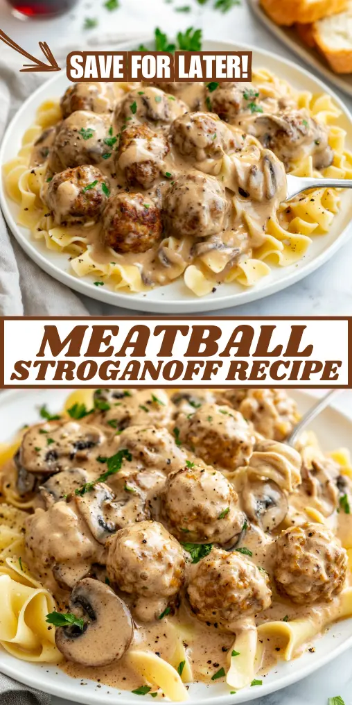 Quick Meatball Stroganoff Recipe