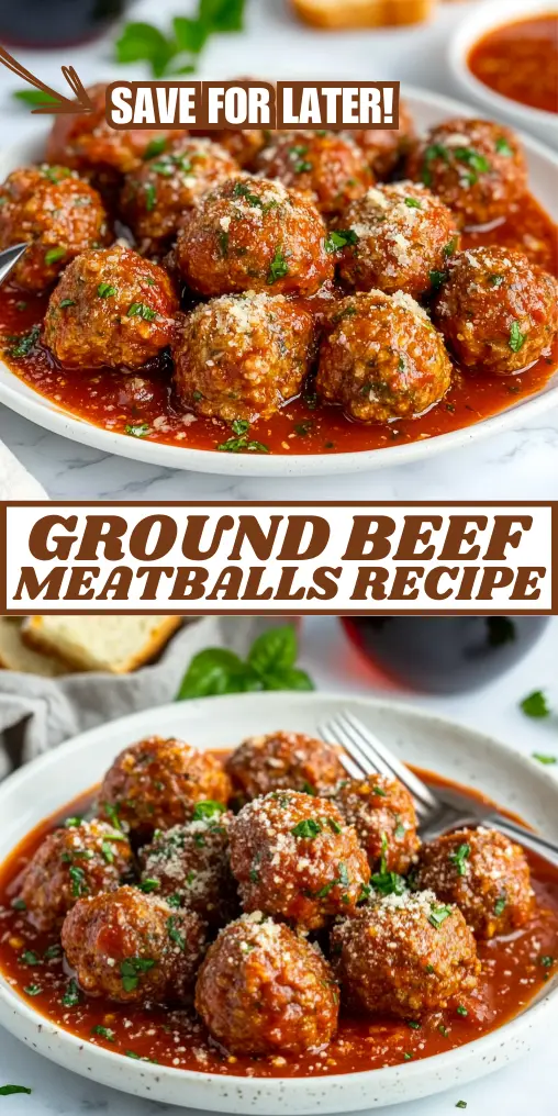 The Best Ground Beef Meatballs Recipe