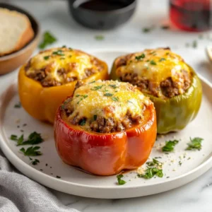 Classic Beef Stuffed Peppers Recipe