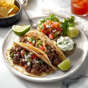 Easy Ground Beef Tacos Recipe