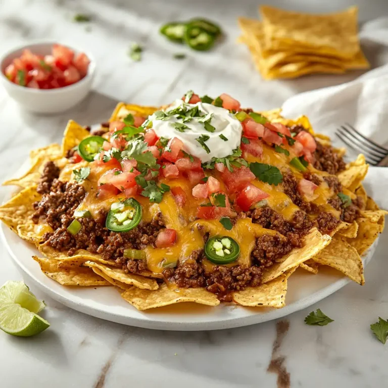 Easy Ground Beef Nachos Recipe