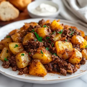 Ground Beef and Potato Skillet Recipe